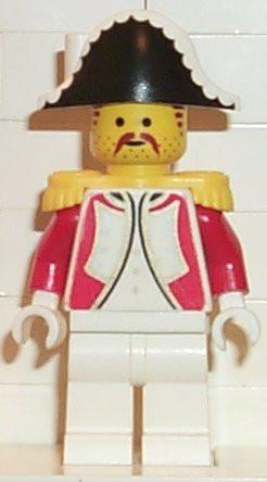 LEGO Minifigure-Imperial Guard - Admiral-Pirates / Pirates I / Imperial Guards-PI001-Creative Brick Builders